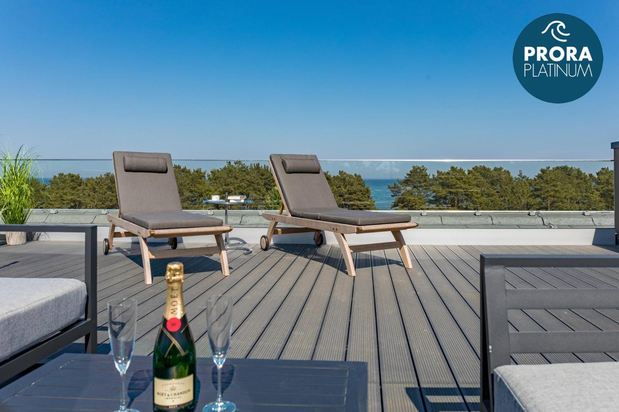 Prora Platinum Penthouse Aquamarin Apartment Ostseebad Binz